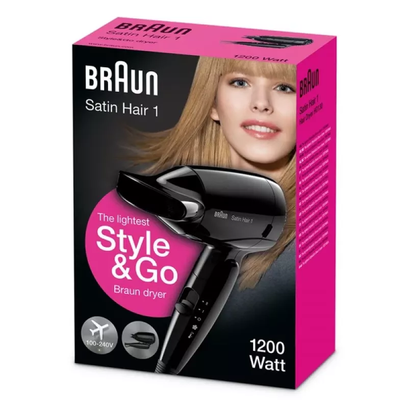 Suszarka do włosów Braun HD130 1200 W czarna