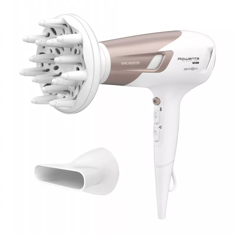 Suszarka do włosów Rowenta Studio Dry CV5830 2300 W Beżowa, Biała