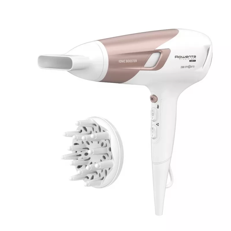 Suszarka do włosów Rowenta Studio Dry CV5830 2300 W Beżowa, Biała