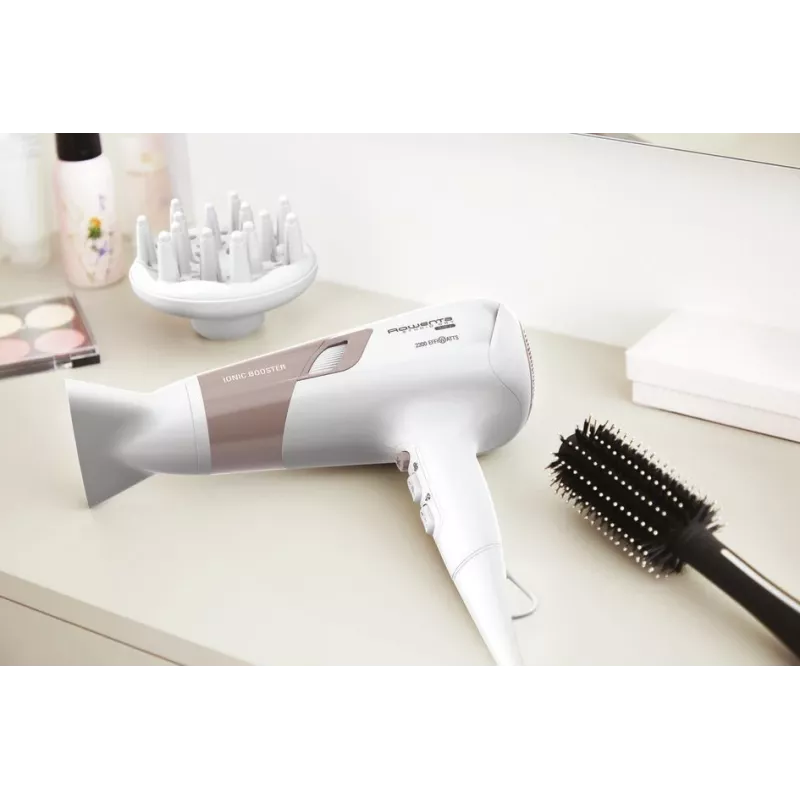 Suszarka do włosów Rowenta Studio Dry CV5830 2300 W Beżowa, Biała