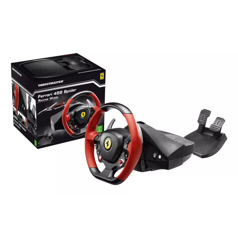 Thrustmaster Ferrari 458 Spider Czarny, czerwony USB Kierownica + Pedały Xbox One