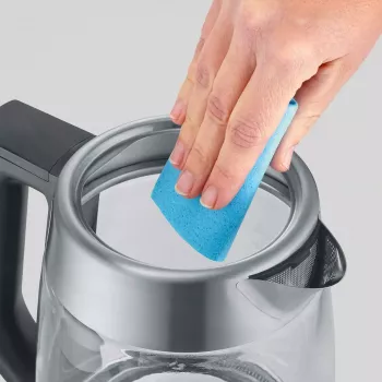 Czajnik elektryczny SEVERIN WK 3480 — pojemność 1,7 L, 3000 W, biały, obudowa ze szkła/tworzywa sztucznego/stali nierdzewnej