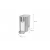 Czajnik elektryczny Unold Ava 2,5 L 2600 W srebrny, biały
