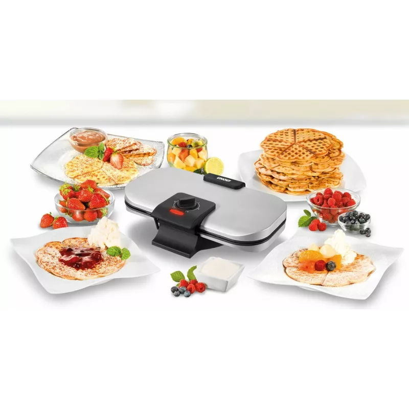 Unold 48241 gofrownica 2 gofry 1300 W Czarny, Srebrny