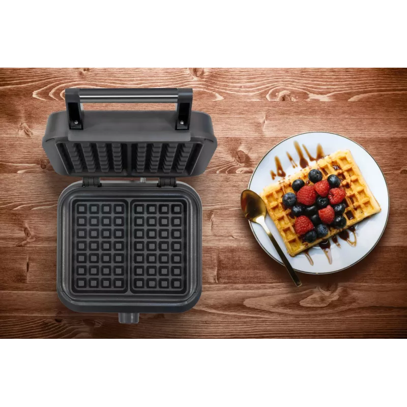 Gofrownica Unold Belgijska Gofrownica Brussels 2 Gofry Prostokątna Czarna 1500 W