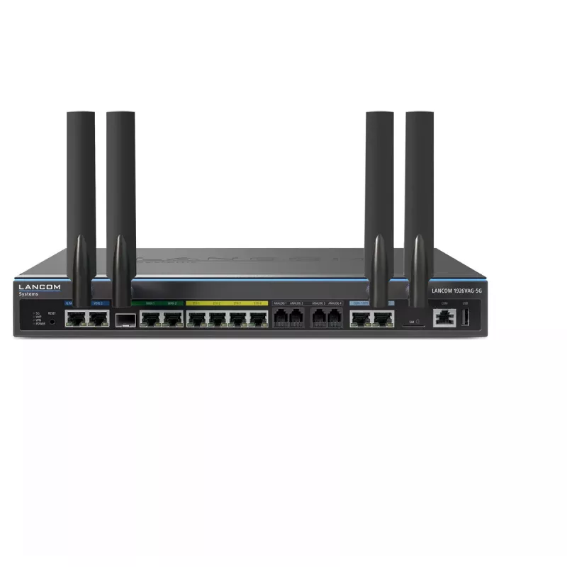 Router przewodowy Lancom Systems 1926VAG-5G Gigabit Ethernet Czarny
