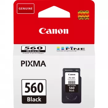 Canon PG-560 Czarny Wkład Atramentowy, Czarny, Atrament pigmentowy, 7,5 ml, 1 szt., 180 stron