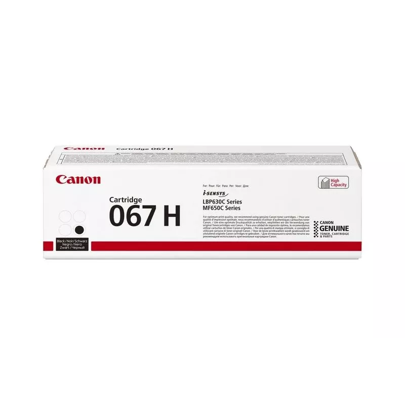 Kaseta z tonerem Canon 067H 1 szt. Oryginalna Czarna