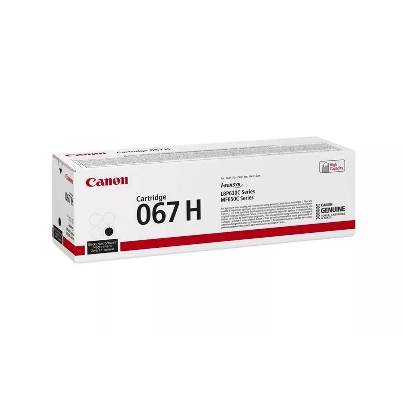 Kaseta z tonerem Canon 067H 1 szt. Oryginalna Czarna