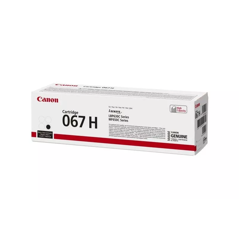 Kaseta z tonerem Canon 067H 1 szt. Oryginalna Czarna