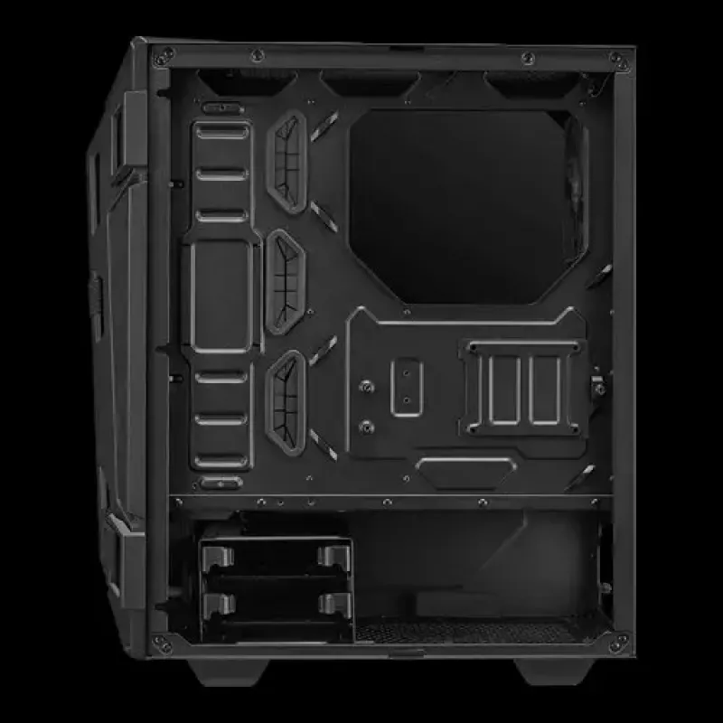 Obudowa PC ASUS TUF GAMING GT301 — Midi-Tower ATX, hartowane szkło, 3x120mm przednie wentylatory, 1x120mm tylny, obsługuje ATX/Micro-ATX/Mini-ATX