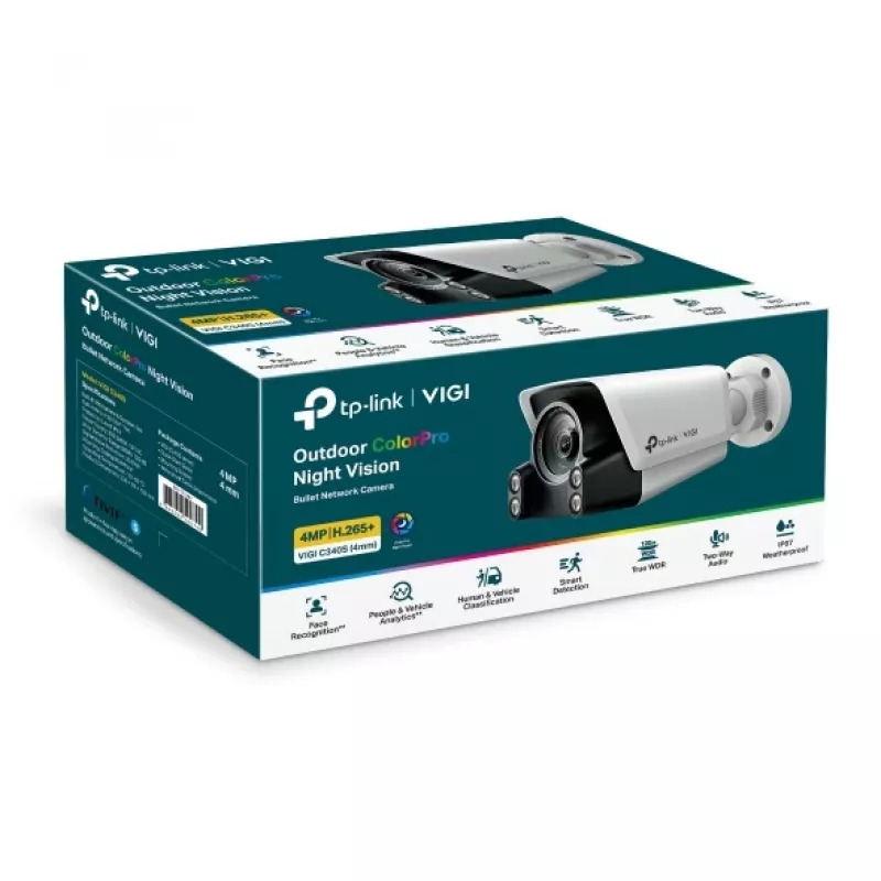 TP-Link VIGI C340S Kamera IP Bullet zewnętrzna 2688 x 1520 pikseli ściana