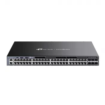 TP-Link Omada 48-portowy Gigabitowy Stackowalny L3 Zarządzany Przełącznik PoE+ z 6 gniazdami 10G