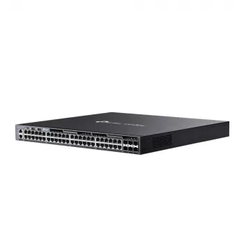 TP-Link Omada 48-portowy Gigabitowy Stackowalny L3 Zarządzany Przełącznik PoE+ z 6 gniazdami 10G
