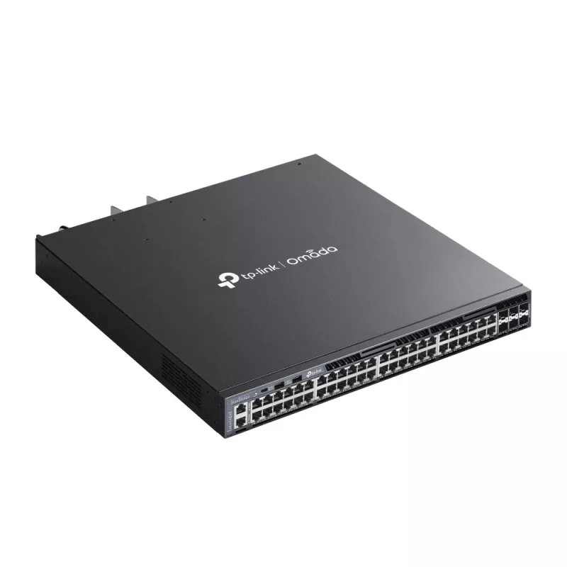 TP-Link Omada 48-portowy Gigabitowy Stackowalny L3 Zarządzany Przełącznik PoE+ z 6 gniazdami 10G
