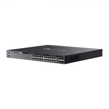 Przełącznik zarządzalny L3 TP-Link Omada 24-portowy Gigabit Stackable z 4 slotami 10G
