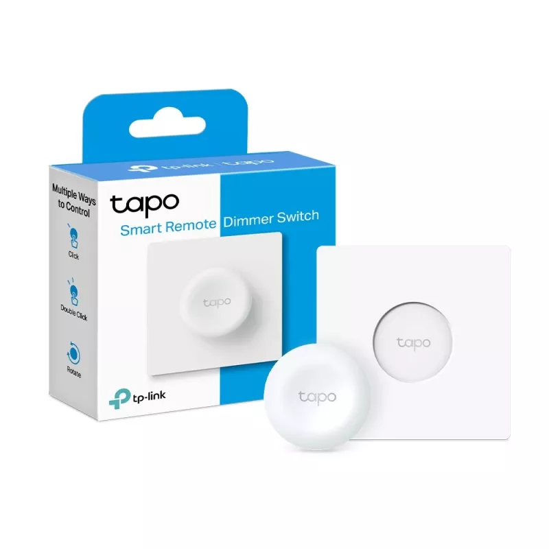 TP-Link Tapo Smart Remote Dimmer Switch, Smart dimmer, External, Buttons, Rotary, biały, 886 - 922 MHz, Battery