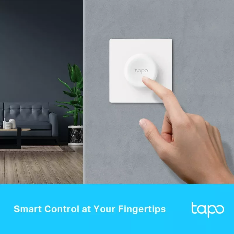 TP-Link Tapo Smart Remote Dimmer Switch, Smart dimmer, External, Buttons, Rotary, biały, 886 - 922 MHz, Battery