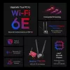 Karta sieciowa TP-Link AXE5400 Wi-Fi 6E Bluetooth 5.2 PCIe, wewnętrzna, bezprzewodowa, PCI Express, WLAN/Bluetooth, 5400 Mbit/s, czarno-czerwona