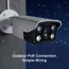 TP-Link VIGI 4MP zewnętrzna kamera sieciowa typu Bullet z pełnym kolorem, IP security camera, Outdoor, Wired, Ceiling/Wall/Pole, Black, White, Bullet