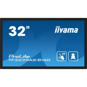 Monitor komputerowy iiyama TF3239AS-B1AG 80 cm (31,5 cala) 1920 x 1080 pikseli Full HD LED Dotykowy Czarny