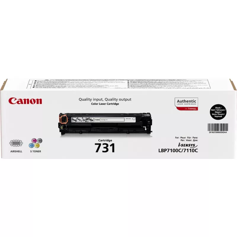 Kaseta z tonerem Canon 731 1 szt. Oryginalny Czarny