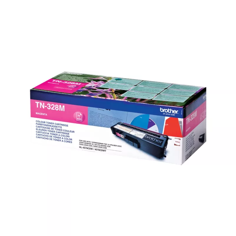 kaseta z tonerem Brother TN-328M 1500 stron magenta