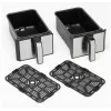 Kenwood HFM20.000MB frytkownica Double 8 L Wolnostojąca Frytkownica na gorące powietrze Czarny