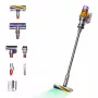Odkurzacz ręczny Dyson V12 Detect cienki Absolute 2-w-1 bezprzewodowy, 545 W, 150 AW ssania, pojemnik na kurz 0,35 L, czas pracy 60 min, zmywalny filtr
