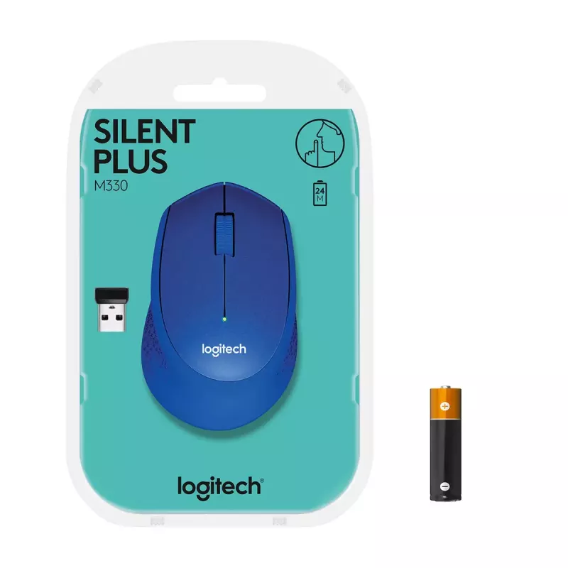 Mysz Logitech M330 SILENT PLUS RF Bezprzewodowa