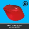 LOGITECH M330 Silent Plus Czerwony