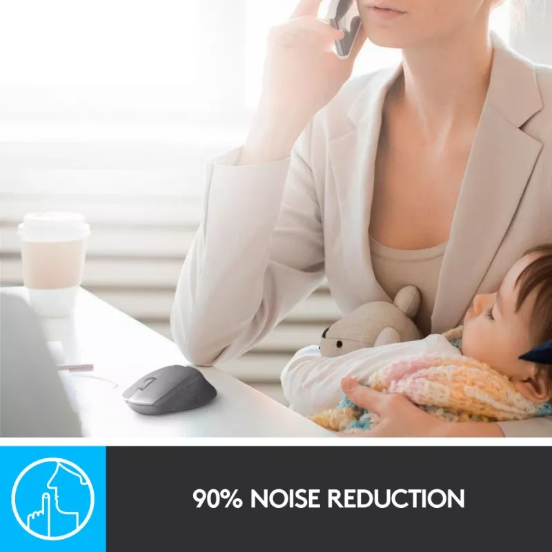 LOGITECH M330 Silent Plus Czerwony