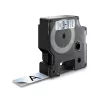 Etykiety DYMO Authentic D1 | Czarny nadruk na przezroczystej taśmie | 19 mm x 7 m | Etykiety samoprzylepne do drukarek etykiet LabelManager | Wyprodukowane w Europie