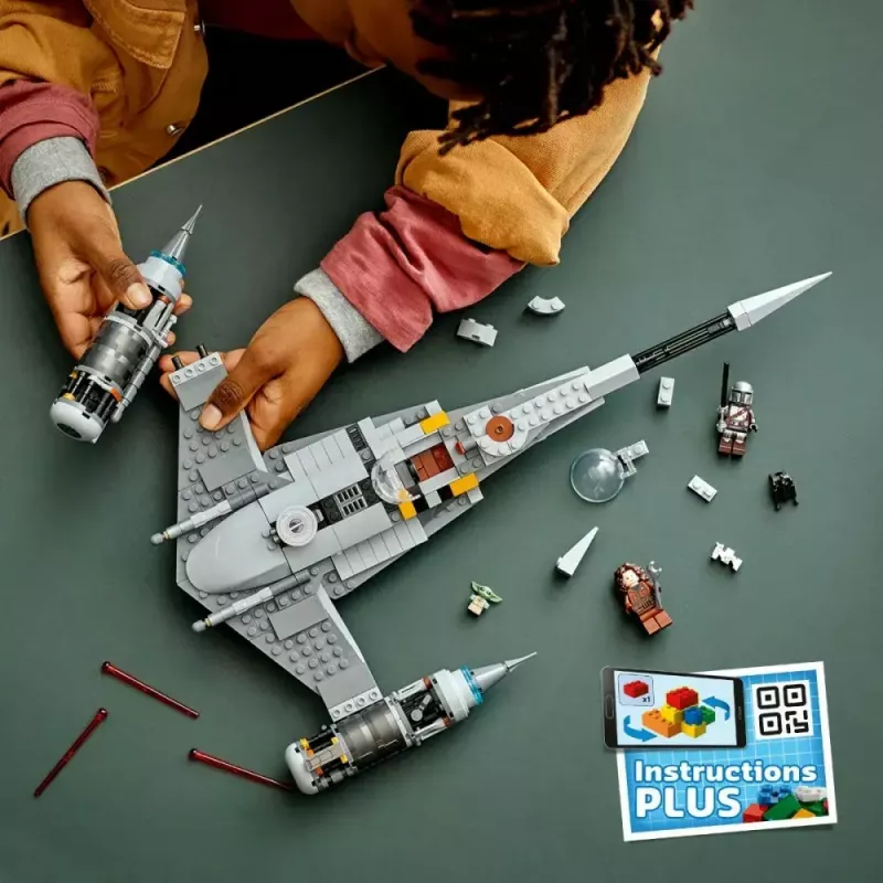 Zabawka konstrukcyjna LEGO Star Wars N-1 Starfighter z figurką The Child (Baby Yoda) 75325