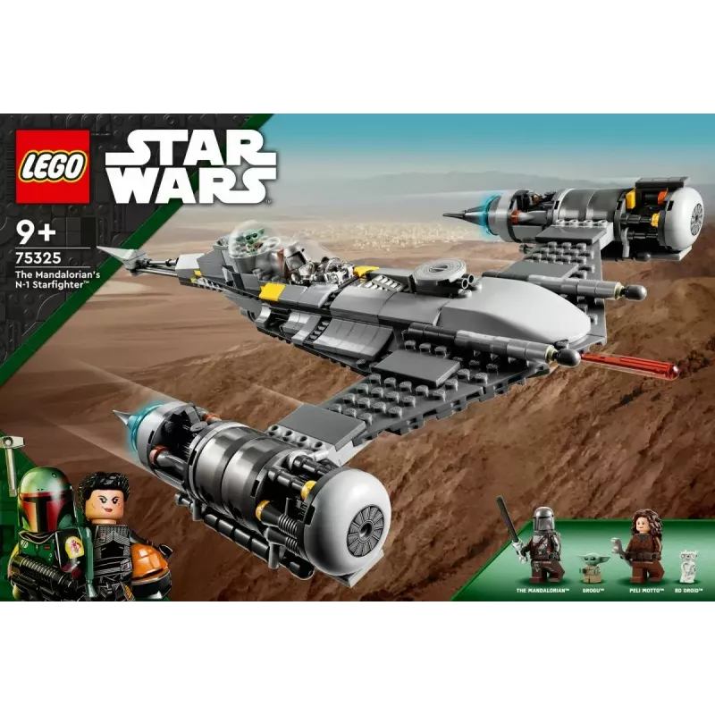 Zabawka konstrukcyjna LEGO Star Wars N-1 Starfighter z figurką The Child (Baby Yoda) 75325