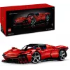 LEGO Technic zestaw konstrukcyjny Ferrari Daytona SP3 w skali 1:8, 3 778 elementów, czerwony, 6,99 kg