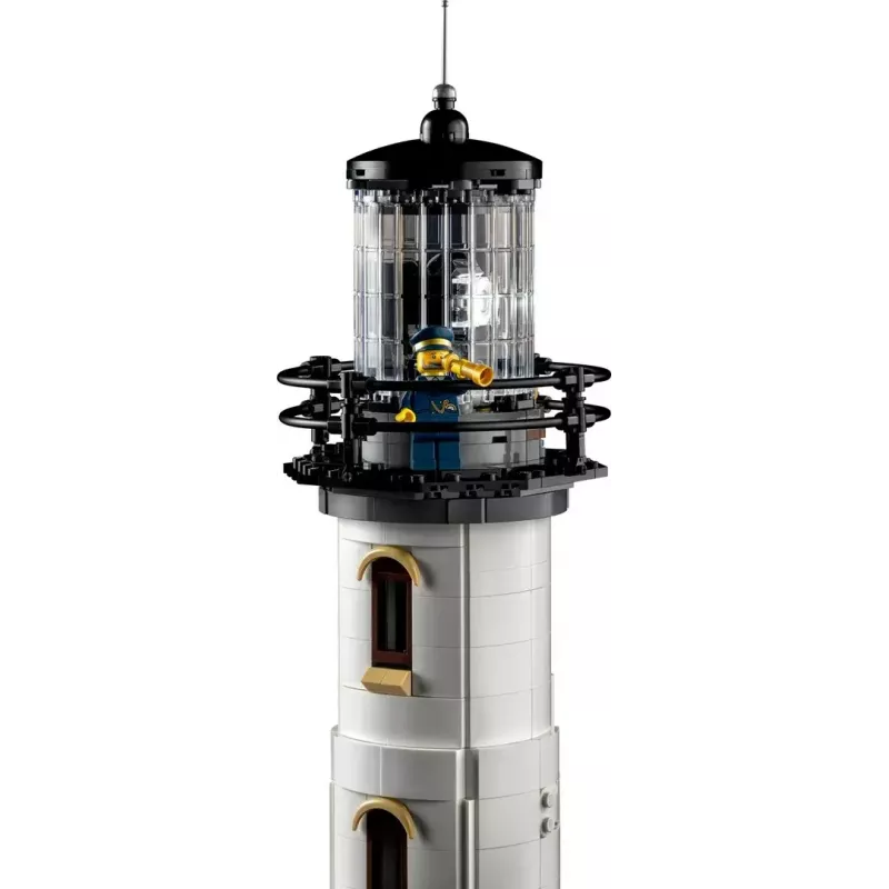 LEGO Ideas 21335 Zmechanizowana latarnia – 2065 elementów, zmotoryzowane obracające się światło, 18+