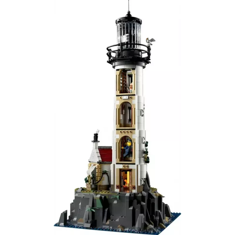 LEGO Ideas 21335 Zmechanizowana latarnia – 2065 elementów, zmotoryzowane obracające się światło, 18+