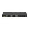 NETGEAR GSM4230P-100EUS przełącznik sieciowy Zarządzalny L2/L3 Gigabit Ethernet (10/100/1000) Power over Ethernet (PoE) 1U Czarny