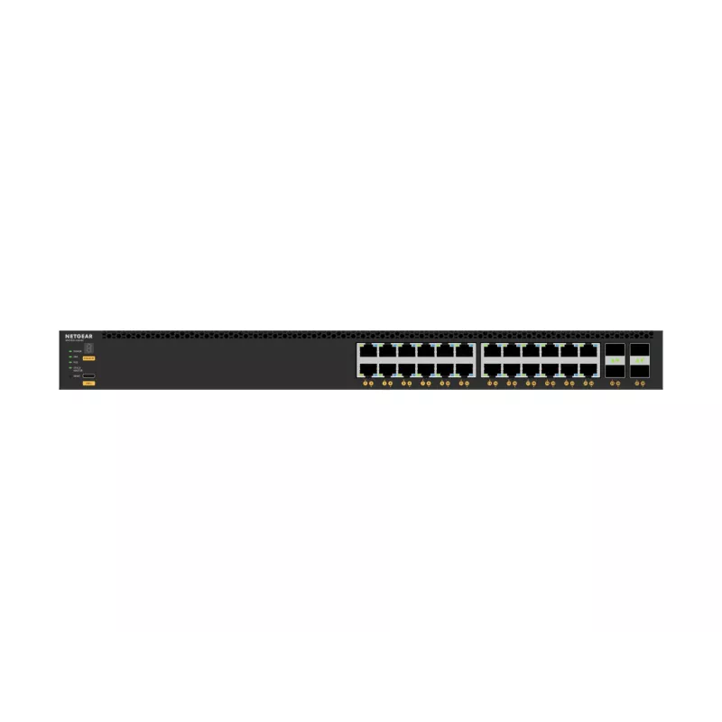 NETGEAR M4350-24X4V Zarządzany L3 10G Ethernet (100/1000/10000) Power over Ethernet (PoE) 1U Czarny
