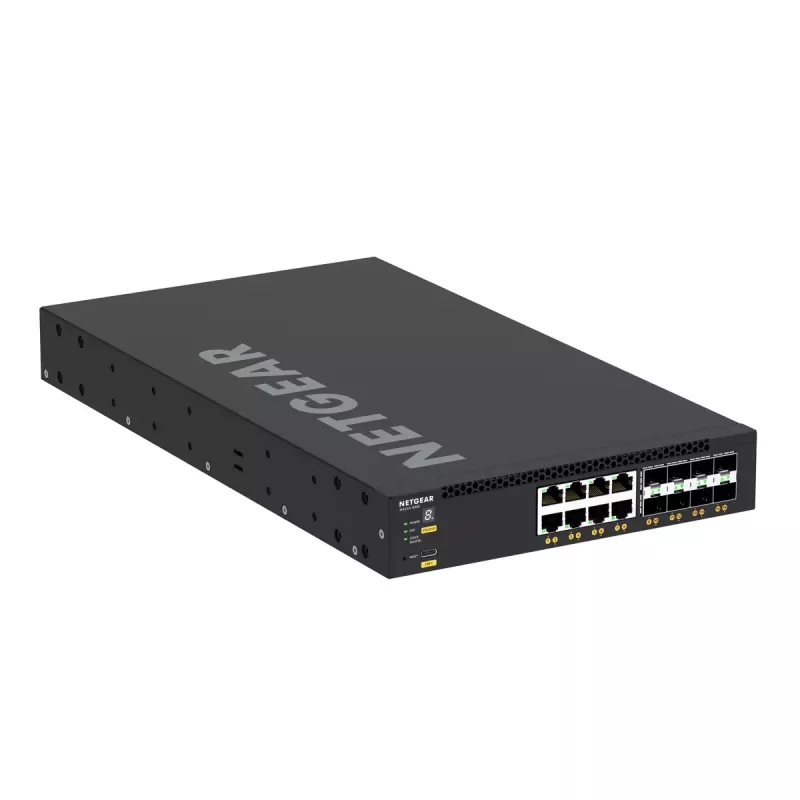 NETGEAR M4350-8X8F Zarządzalny L3 10G Ethernet (100/1000/10000) 1U Czarny