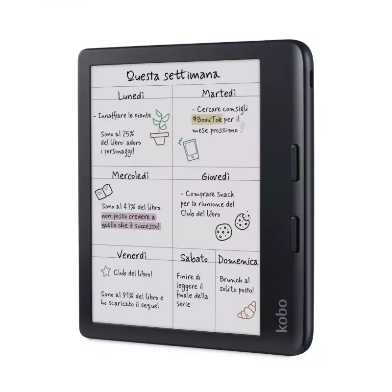 Czytnik e-booków Kobo Libra Colour 7 cali E Ink Kaleido, 32 GB, 1264×1680, Wi‑Fi, Bluetooth, Wodoodporny, USB‑C