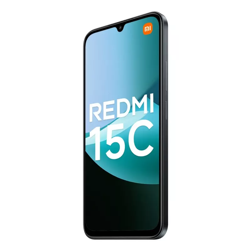 Smartfon Xiaomi Redmi 15C 6,9 cala 4 GB RAM 256 GB pamięci, MediaTek Helio G81-Ultra, 50 MP podwójny aparat, 6000 mAh, IP64, Czarny