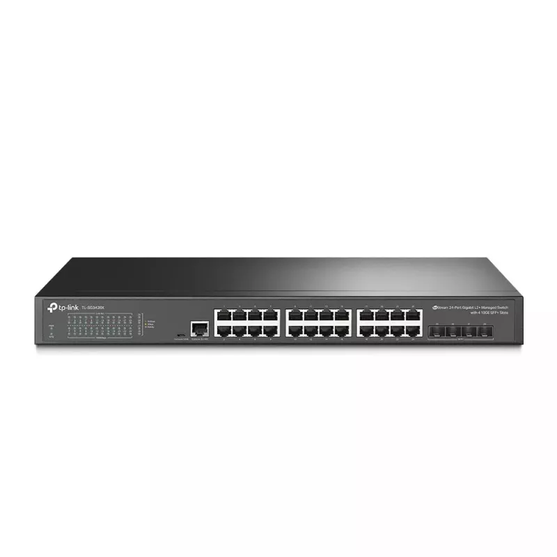 Przełącznik zarządzany TP-Link Omada 24-portowy Gigabit L2+ z 4 slotami 10GE SFP+