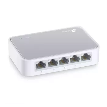 TP-Link TL-SF1005D Zarządzany Fast Ethernet (10/100) Biały