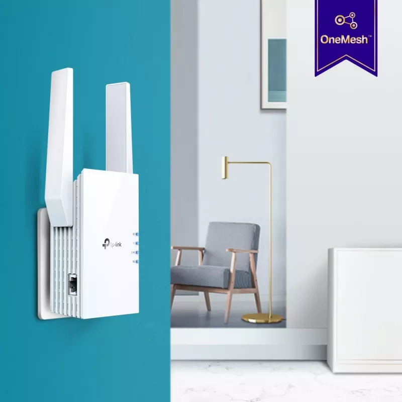 Wzmacniacz sieciowy TP-Link AX1800 WiFi 6 Extender RE605X