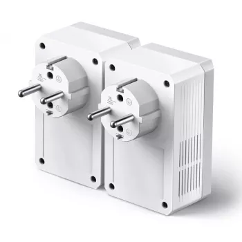Zestaw startowy Powerline 600 z gniazdem przelotowym TP-Link, TL-PA4010PKIT, 600 Mbit/s