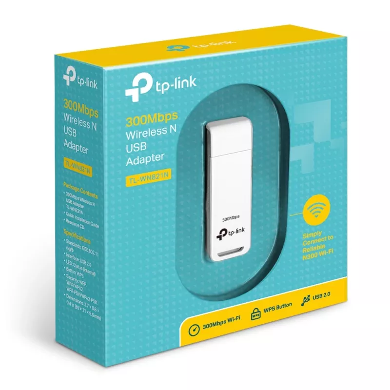 Karta sieciowa TP-Link TL-WN821N WLAN 300 Mbit/s