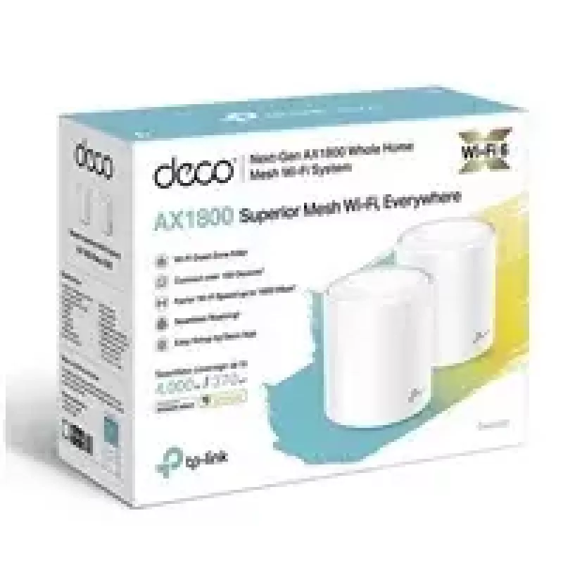 System Mesh Wi-Fi 6 TP-Link AX1800 do całego domu, 2 szt.