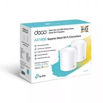 System Mesh Wi-Fi 6 TP-Link AX1800 do całego domu, 2 szt.